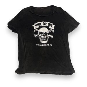John Galt / Brand Melville Ride or Die Soft T-Shirt O/S